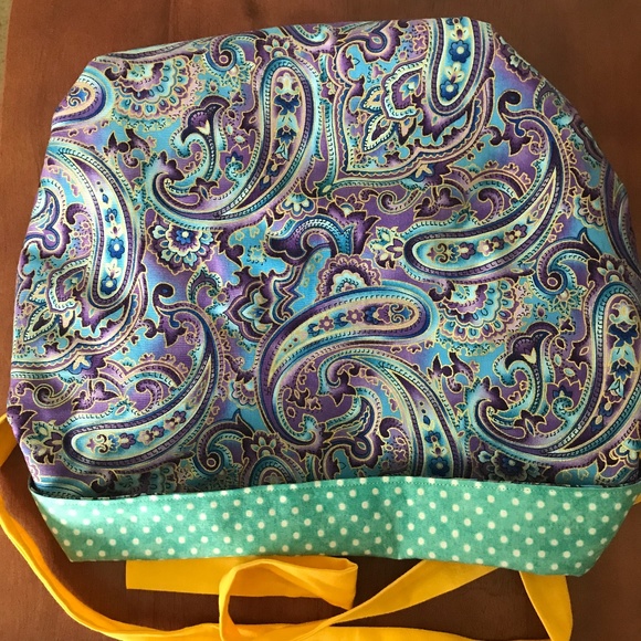 Scrub CAP/HAT *Reversible *Long Ties NWOT - Picture 12 of 15